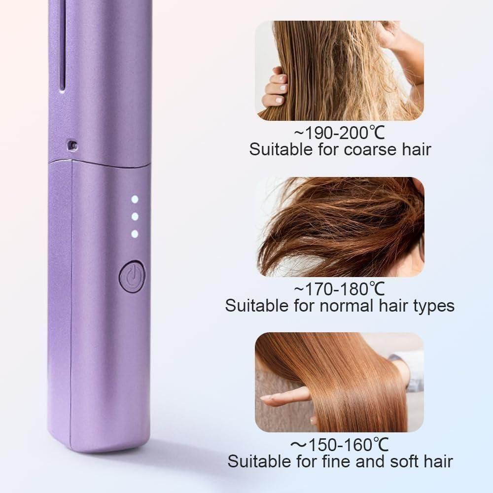 Portable Rechargeable Hair Straightener Comb – Cordless & Travel Friendly 👉 CASH ON DELIVERY AVAILABLE 👈