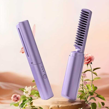 Portable Rechargeable Hair Straightener Comb – Cordless & Travel Friendly 👉 CASH ON DELIVERY AVAILABLE 👈