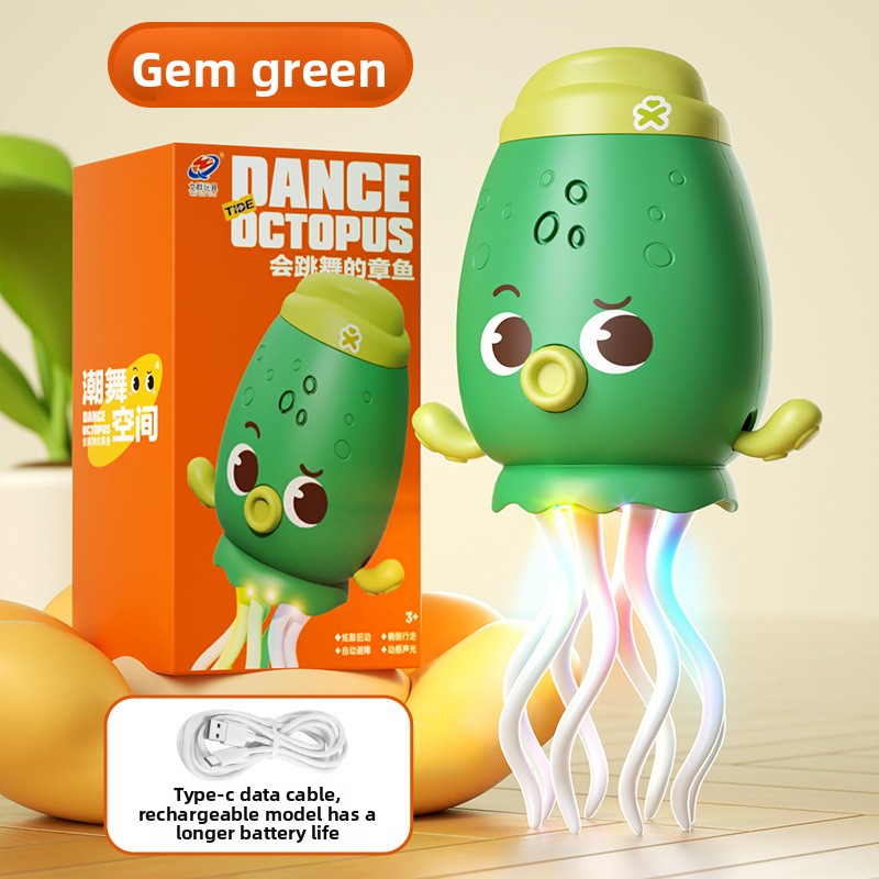 ‎🐙 Smart Dancing Octopus Toy with censor Music & Colorful Lights